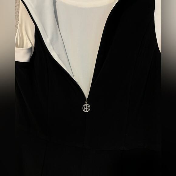 Tommy Hilfiger Black/ White Dress Size 4 - Picture 3 of 5